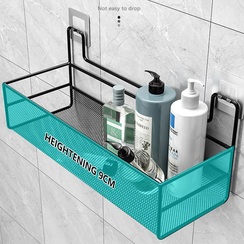 Wall-mount Bathroom Shelf Shower Shampoo Rack Toilet Accessories