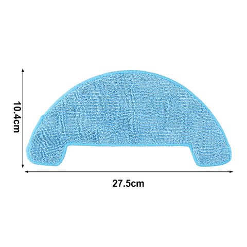 4/10pcs Mop Cloth For Cecotec For Conga 2299 Ultra Home X-Treme Vacuum Cleaner Replacement Mop Cloth  Household Cleaning Tool