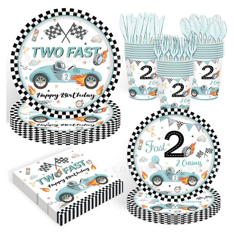 Racing Car Disposable Tableware