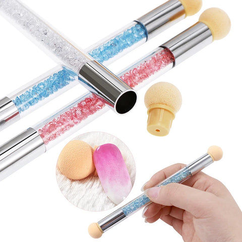 Brush Glitter Powder Dotting Pen For Manicure Accessories Tools