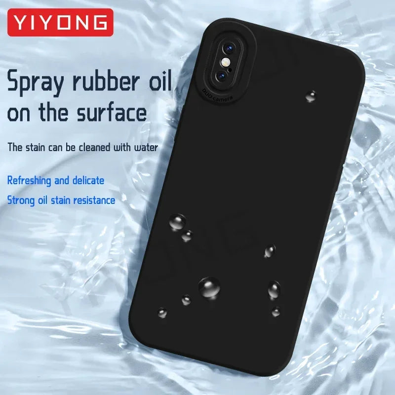 Original Soft Liquid Silicone Cover For iPhone