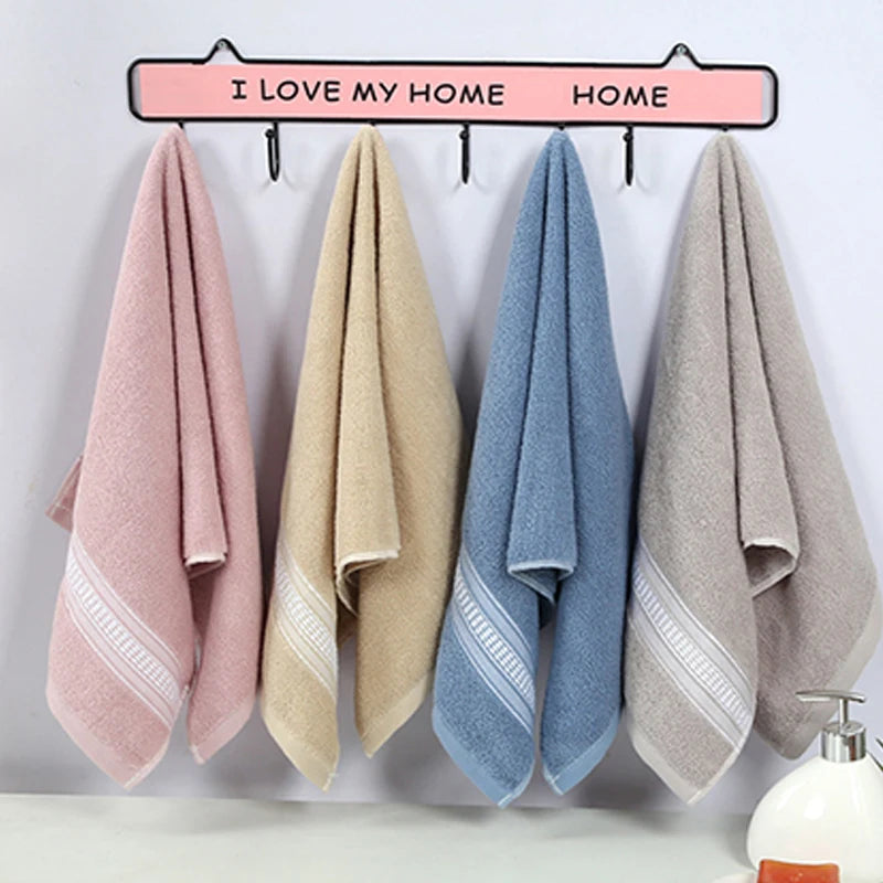 Soft and thick absorbent towel, suitable for washing and bathing in children and adults' homes 13*28.74inch/33*73cm