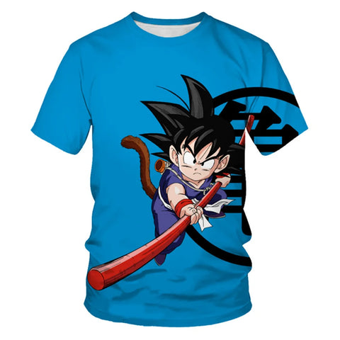 Dragon Ball Z Streetwear Goku Vegeta T-shirts