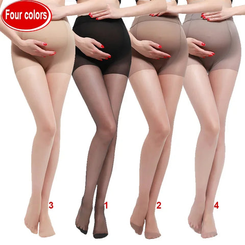 Pantyhose Pregnancy Leg Pants High Elastic Hosiery