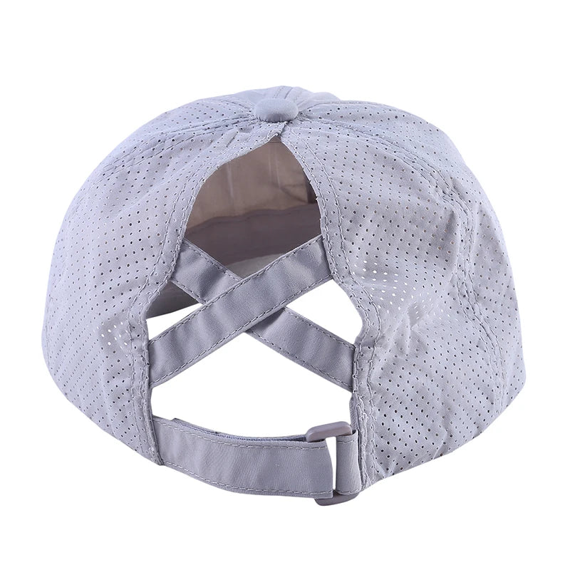 Sports Sunshade Ponytail Cap