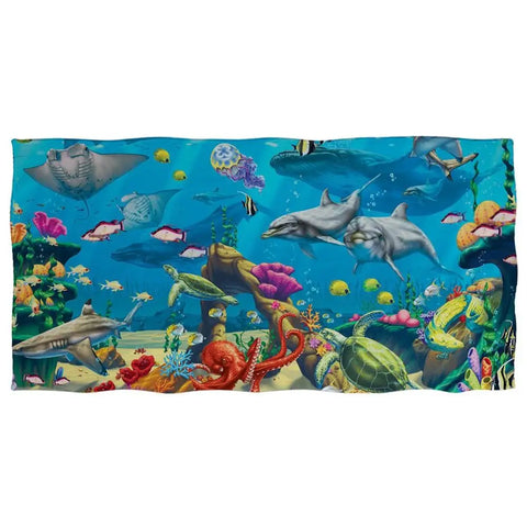 Ocean Animals Cotton Bath Towels