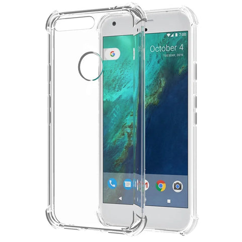 For Google Pixel XL PixelXL Case Air Cushion Shockproof Silicone Soft Back Cover For Google Pixel 1 XL Pixel1XL Airbag TPU Case