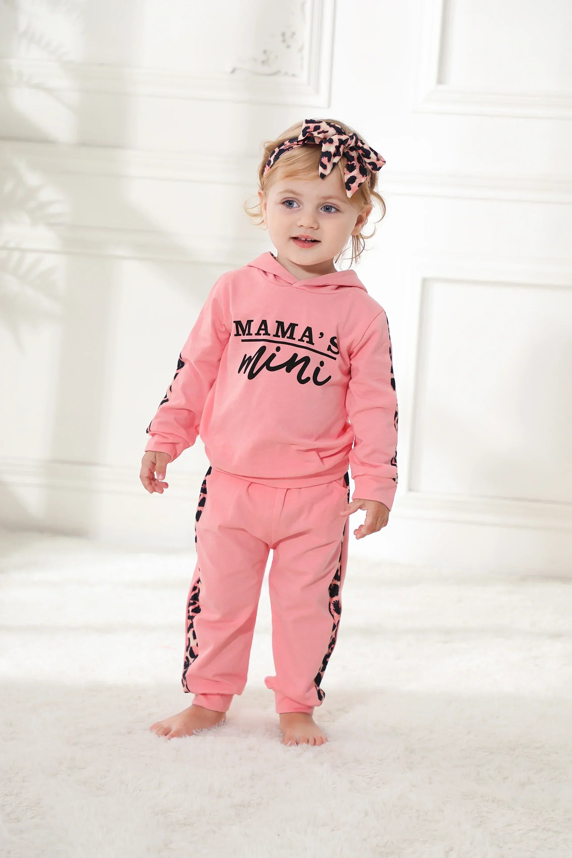 Baby Girl Clothes Long Sleeve Hoodie Tops +Pants + Headband