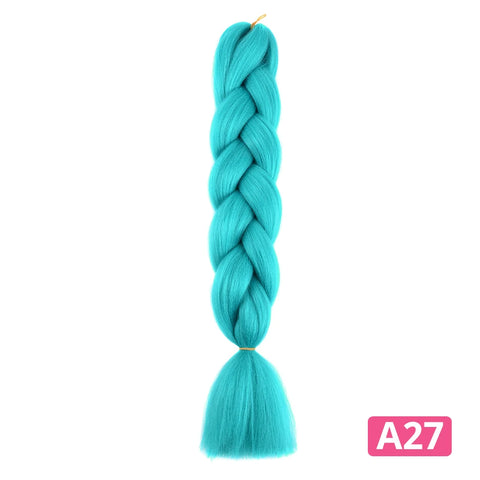 Colorful Hair for Braids Synthetic Braiding Hair Extensions for Girls Jumbo Braid Hair for Crochet Box Expression Braiding Hair