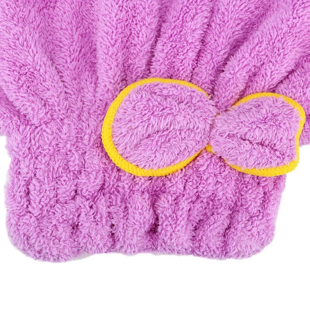 Microfiber Quickly Dry Hair Hat Bathroom Hats