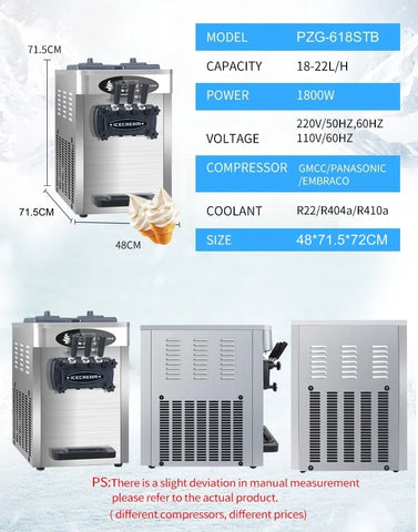 Soft Serve Ice Cream Machine For Sale