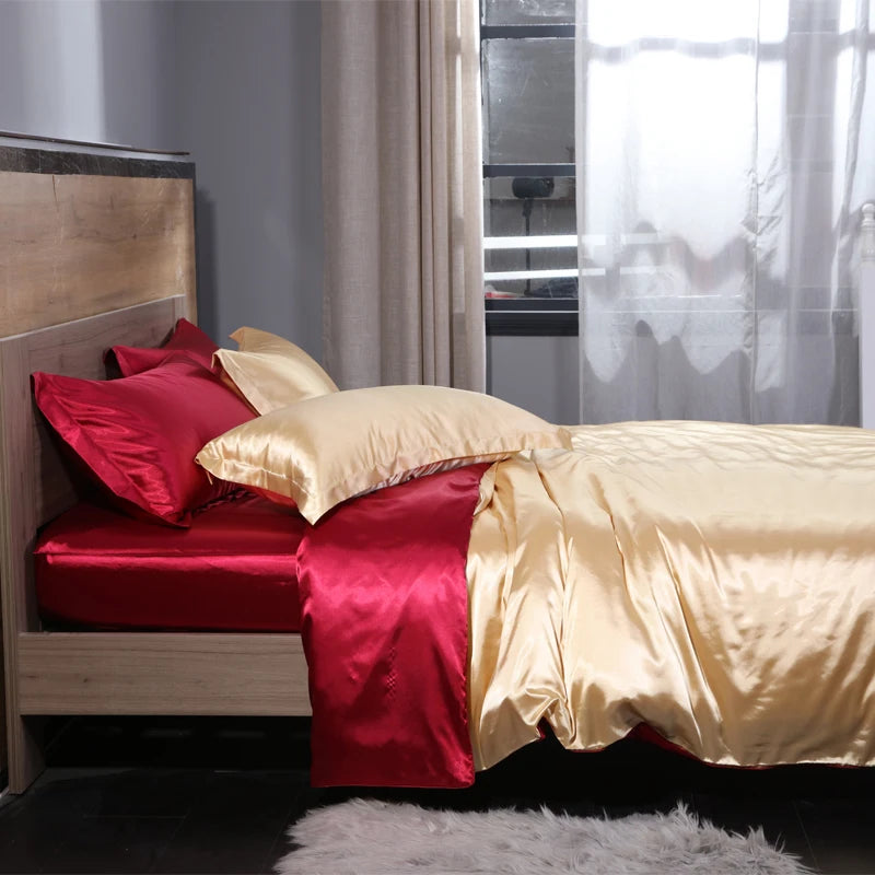 Blend Mulberry Silk Luxury Bedding Set