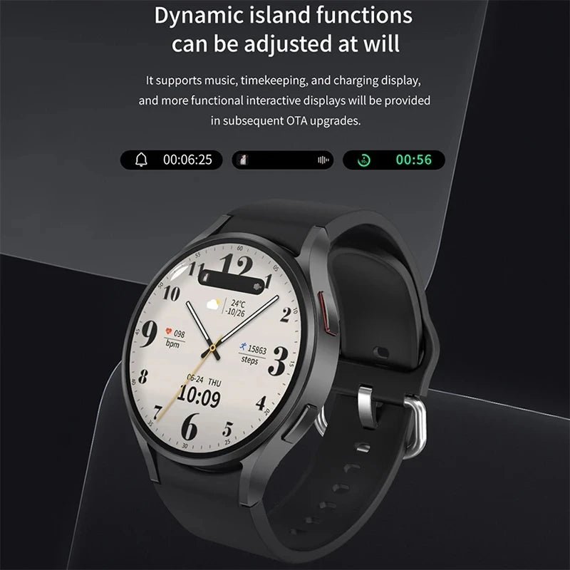 New For Galaxy Watch 6 PRO AMOLED Smart Watch Men's Heart Rate Bluetooth Call NFC GPS Sport Tracker Waterproof Women Smart Watch