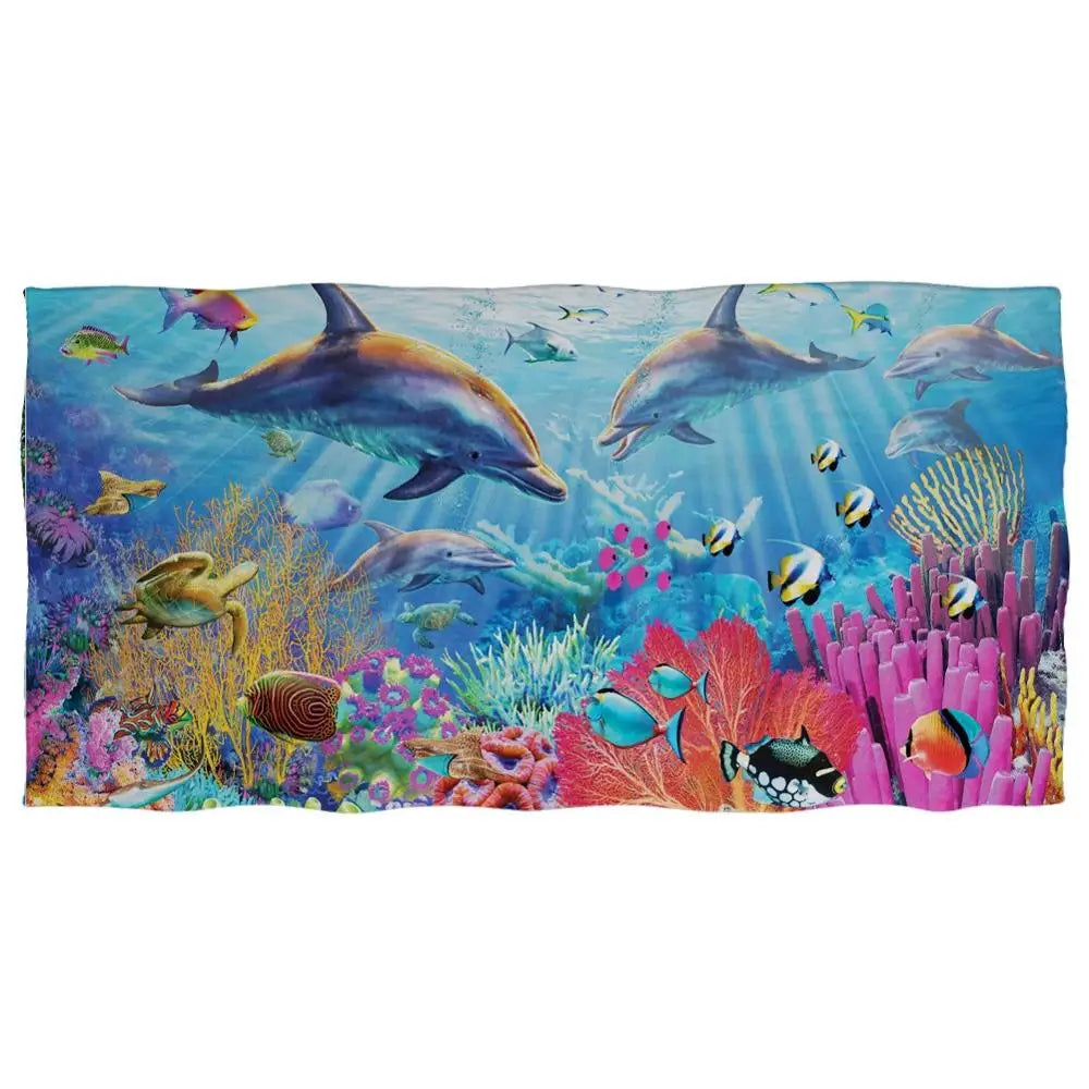 Ocean Animals Cotton Bath Towels