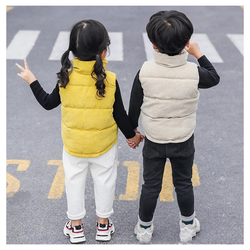 Kids Warm Vest  Winter Girls Boys