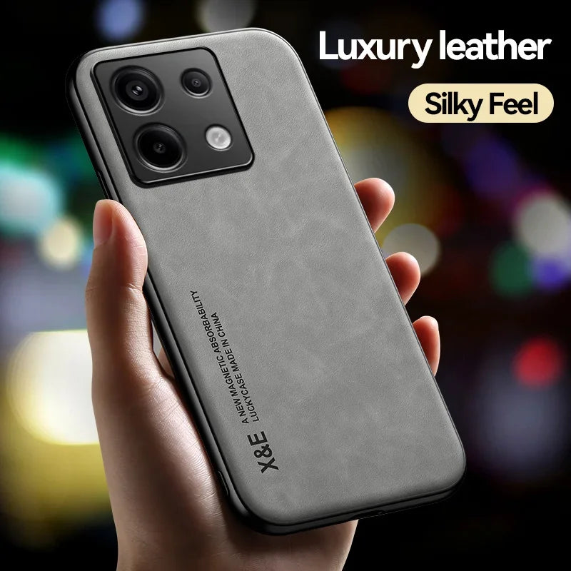 Luxury Leather Case For Redmi