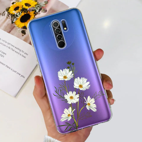 For Xiaomi Redmi 9 Prime Case Fashion Marble Soft Silicone Transparent Phone Back Cover For Xiaomi Redmi 9 Bumper on Redmi9 Capa