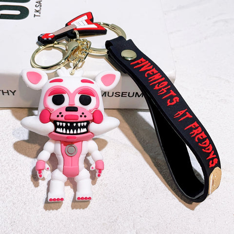 Cartoon Animal Fnaf PVC Keychain Car Key