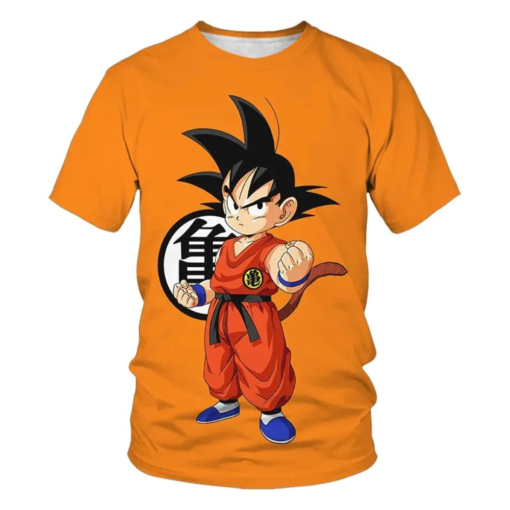 Dragon Ball Z Streetwear Goku Vegeta T-shirts