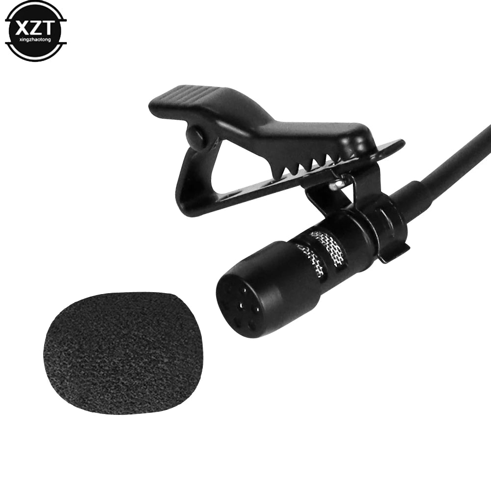 Laptop Live Recording USB Plug Mic 2m Portable Mini Clip-on Omni-Directional Stereo USB Mic Microphone Supplies for PC Computer