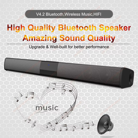 Powerful Wireless Bluetooth Speaker for Home Theater Computer TV Car Sound Box Soundbar Heavy Bass Subwoofer Radio caixa de som