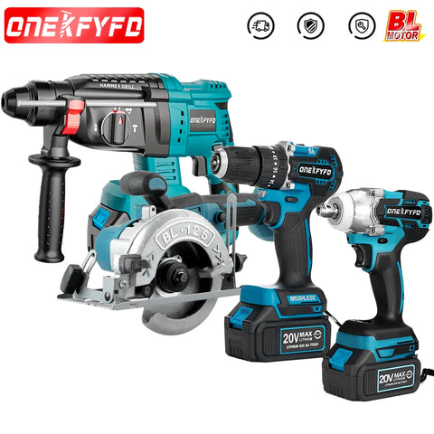 Brushless Combo Kit Power Tool Sets