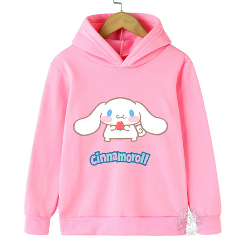 Kids Cinnamoroll Hoodies Boys Clothes