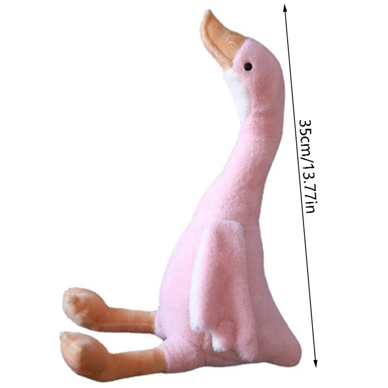 35cm Cute Long Neck Goose Stuffed Plush Doll Soft Stuffed Dolls Plushie Animals Toys For Kids Baby Children Birthday Gifts