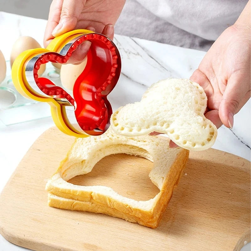 Sandwich Cutters for Kids,Cookie Cutter Shapes Hearts Flowers Lunch Box