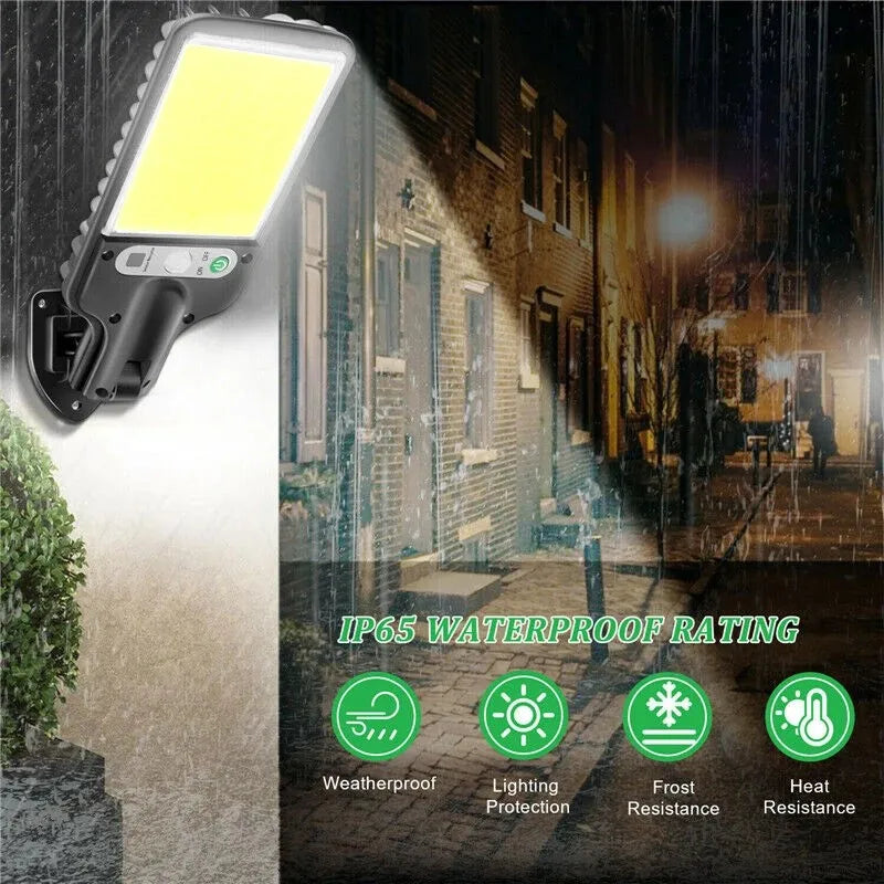 Outdoor Wireless Solar Security Wall Light