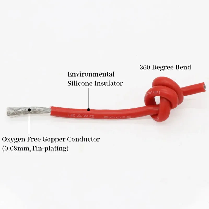 Heat Resistant Flexible Silicone Wire Stranded Cable