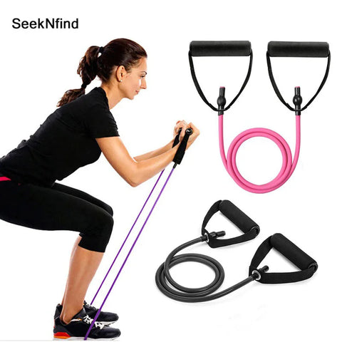 Fitness Exercise Tube Band for Home Workouts Strength Training