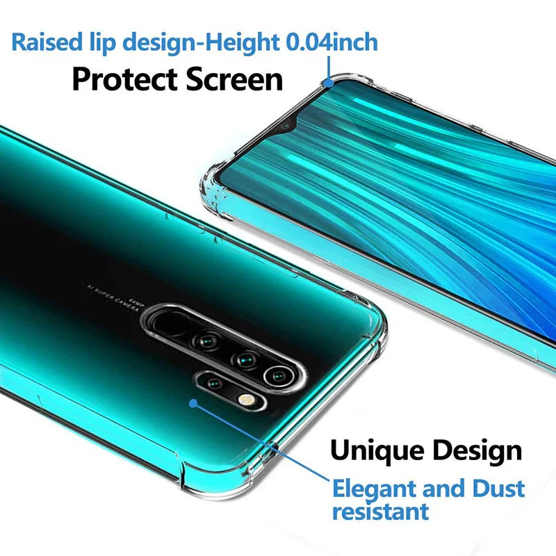 Clear Shockproof Phone Case for Xiaomi