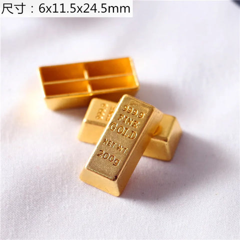 Gold Bar Miniature Mini Gold Ingot Coins