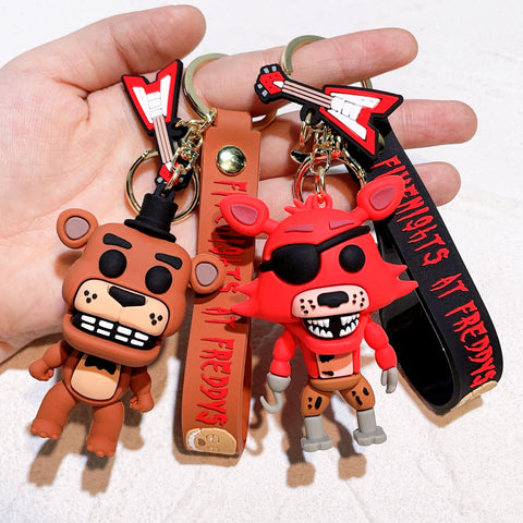 Cartoon Animal Fnaf PVC Keychain Car Key