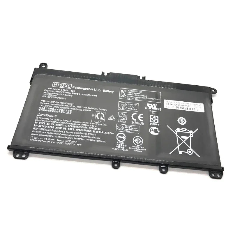 LMDTK New HT03XL Laptop Battery For  HP Pavilion 14-CE0001LA 14-CE0014TU 14-CE0010CA HSTNN-LB8L L11421-421 250 255 G7 Series