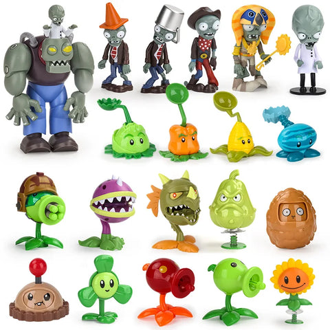 New Role PLANTS VS ZOMBIES 2 PVZ Toys Full Set Gift For Boys Box-packed Children's Dolls Action Figure Model Present Map