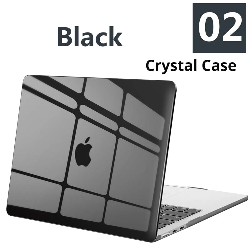 Crystal Case For 2023 Macbook Pro 15.3 A2941 M2 Chip Laptop Protective Cover For MacBook Pro 16 15 A2485 A2780 A1398 A1707 A2141