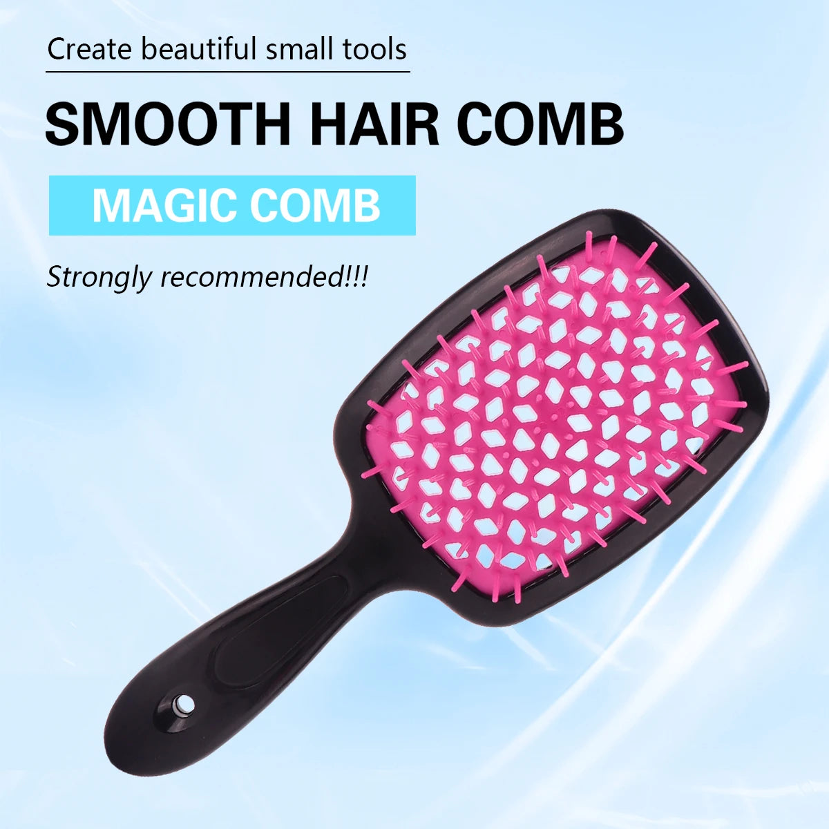 Comb Hair Brush Massage Anti-static Hollow Out Wet Curly Hair