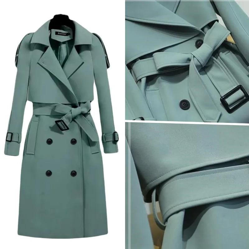 Women Adjustable Long Coats Winter Clothes