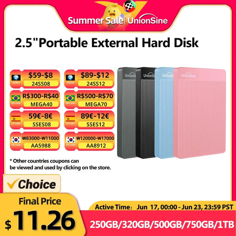 HDD Portable External Hard Drive