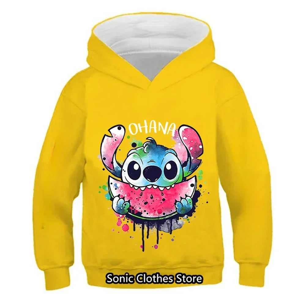 Children Hoodies Letter Cotton Kawaii Sweatshirt