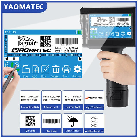 carton hand jet handheld thermal inkjet printer