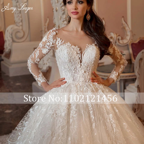 Train Ball Gown Wedding Dress