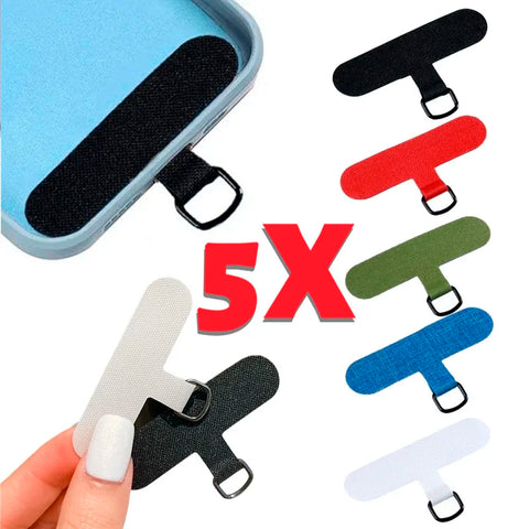 Patch Clip Lanyard Strap Patch Hanger Holder Wrist Neck Strap Gasket Metal Ring Clip Hang Cord Tether Tab Phone Case Accessories