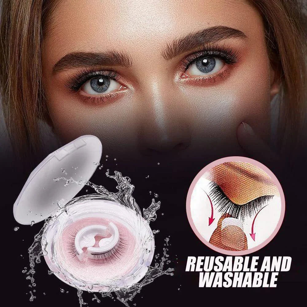 Reversible Glue-free Self-adhesive False Eyelashes Easy Makeup