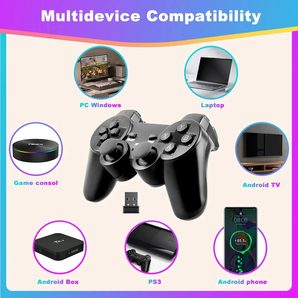 2.4G Wireless Controller With 360° Joystick