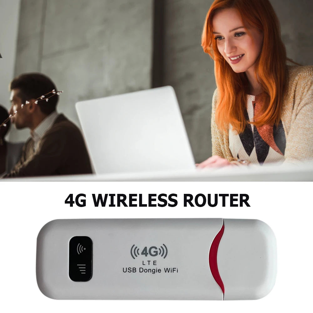 4G LTE Wireless Router 150Mbps USB Dongle Modem Stick Mobile Broadband Sim Card Wireless WiFi Adapter 3G/4G Card Wi-Fi Router