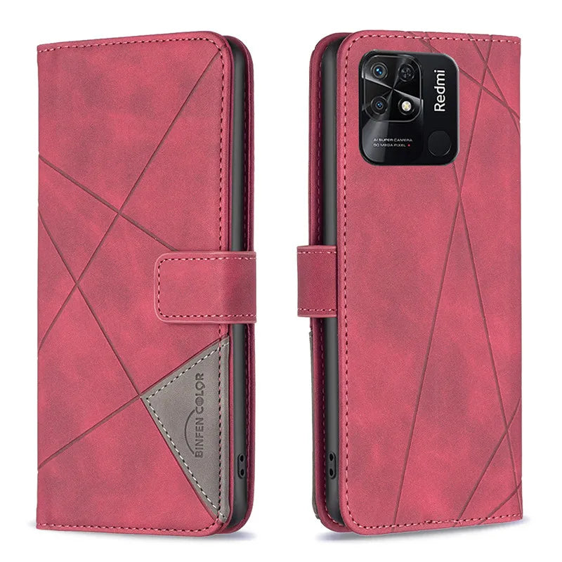 Wallet Flip Case For Redmi