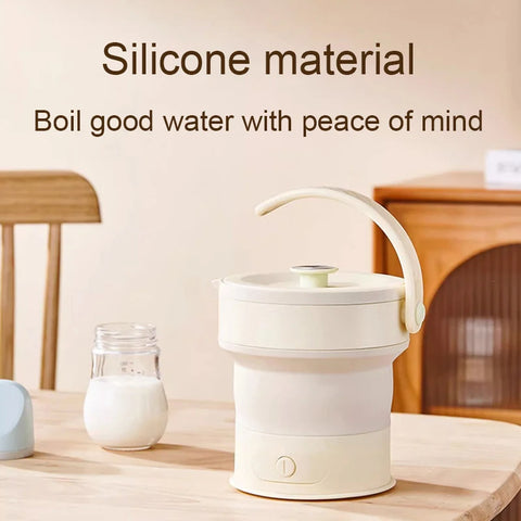 Portable Travel Folding Electric Kettle Silicone Hot Water Heater